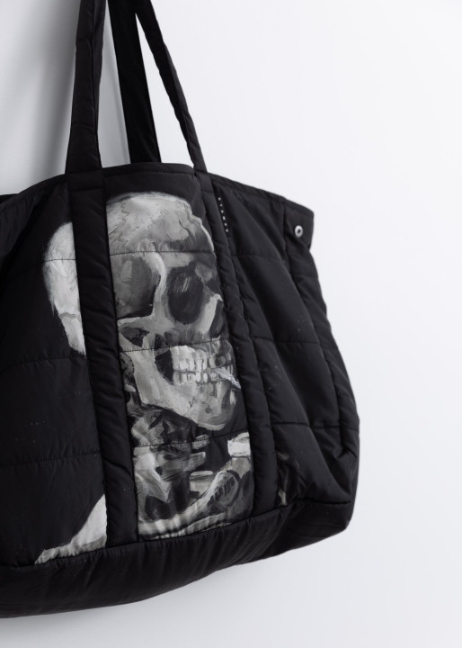 Skeleton Oversized Puffer Tote
